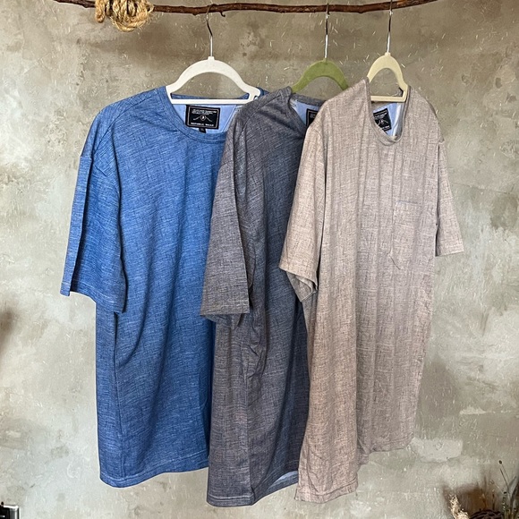 Bundle of 3 100% cotton Men T-Shirts By Republic Wear - Picture 5 of 8